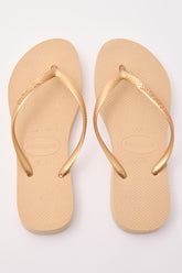 Slim Flatform Thong Golden